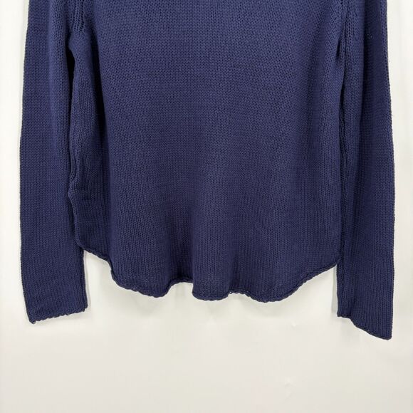 NWT Simply Southern Navy Knit BEACH Sweater, Sz S/M, Preppy Nautical Navy Cozy - Picture 6 of 9